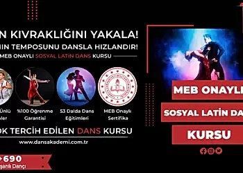 Sosyal Latin İleri Seviye Dans Kursu Fiyatları – Erken Kayıtta %50 İndirim